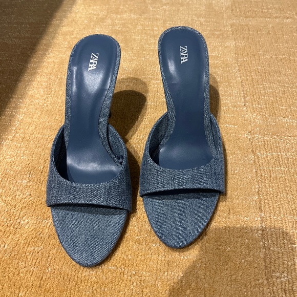 Zara Denim Mules 2316/210 - Picture 2 of 7